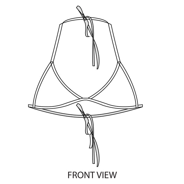 Connected Triangle Bikini Top